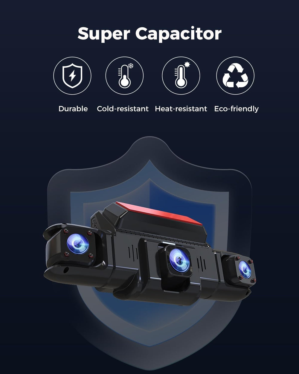 360 View 4 Channel Dash Cam Front and Rear Left Right Inside Camera for Cars,...