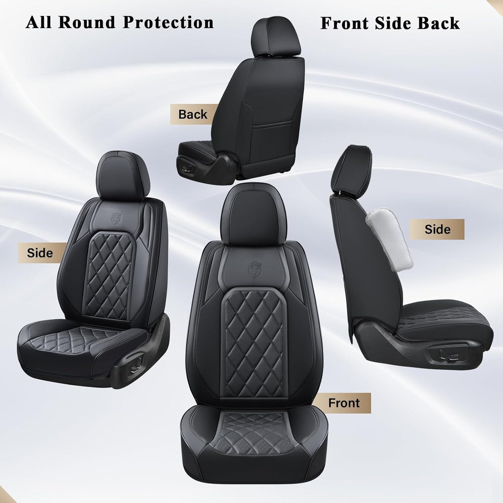 Coverado Car Seat Covers, Front Seat Cover, 2 Pack Waterproof Seat Covers for...