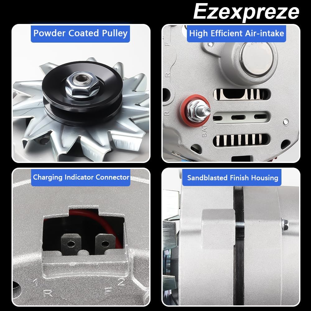 New 1 Wire Self Exciting Alternator High Output 120A compatible with Pontiac ...