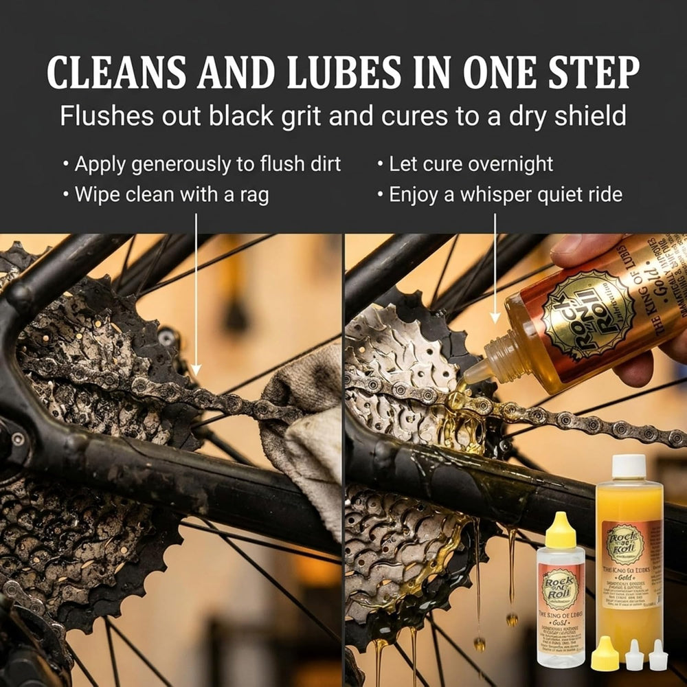Rock N Roll Gold Chain Lubricant, 4 Ounce (3 Pack)