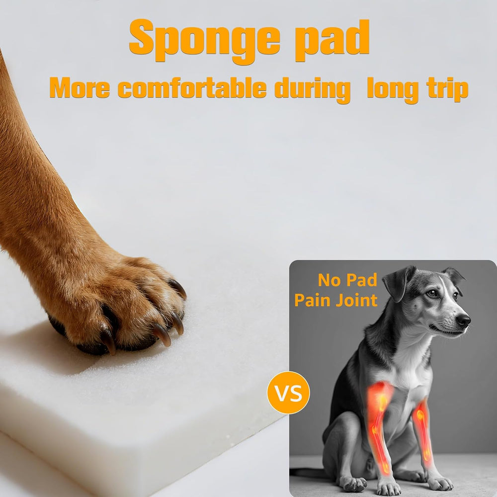 Dog Car Seat Cover for Back Seat, Hard Bottom Back Seat Extender