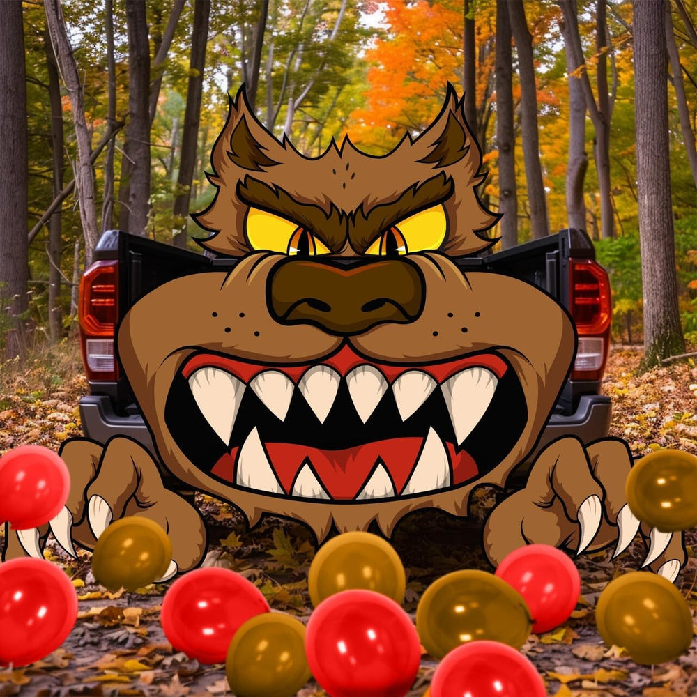 JOYIN Halloween Werewolf Trunk or Treat Car Decorations Kit for SUV, Vehicle ...