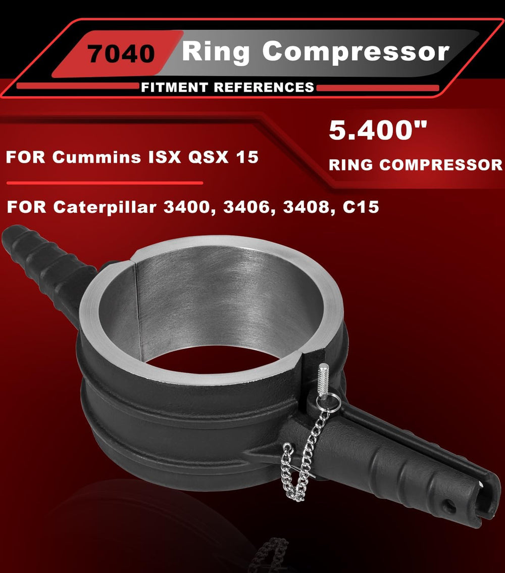 Camoo 7040 Piston Ring Compressor 5.4" Bore Alternative to PT-7040, Comp...