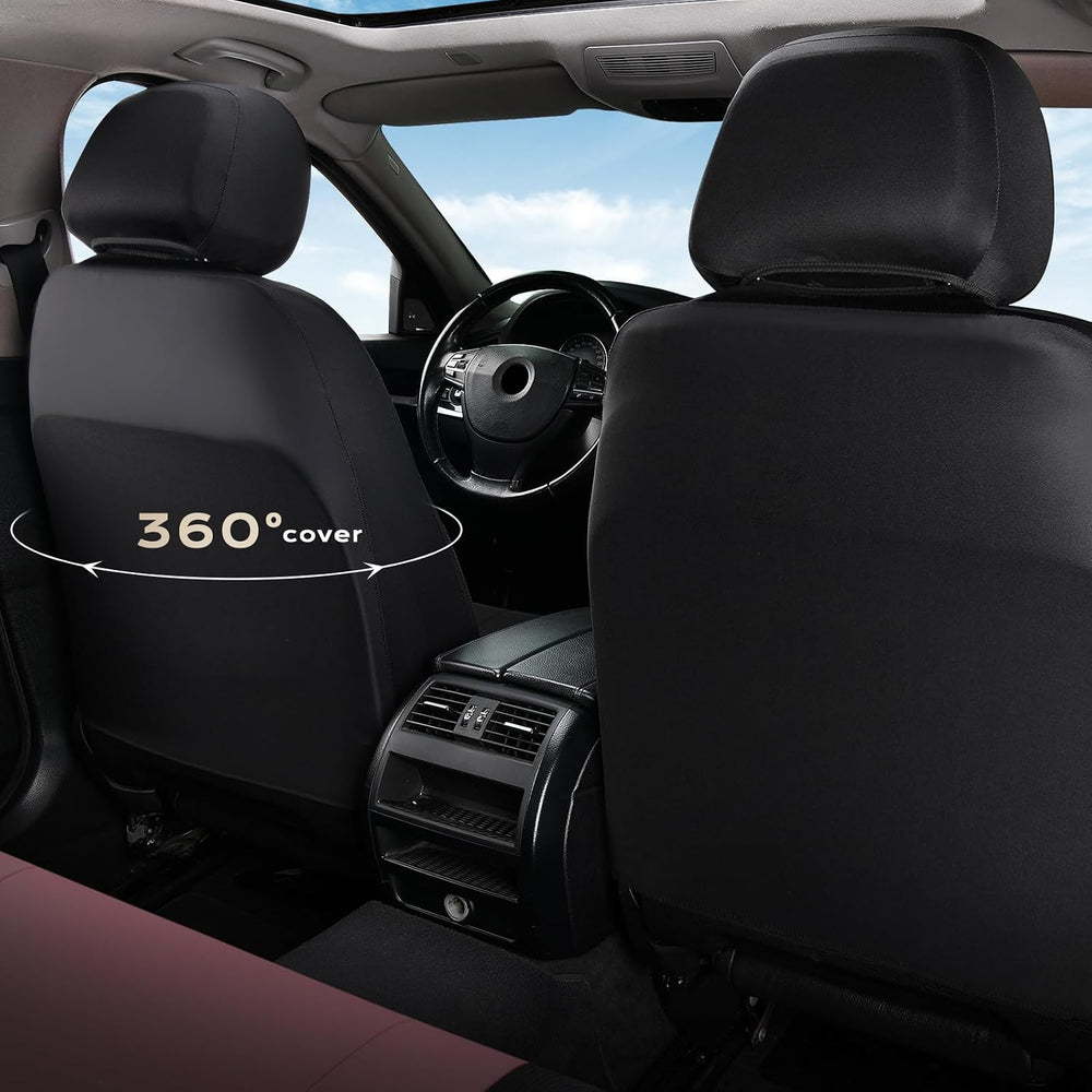 Coverado Automotive Seat Covers Full Set, Luxury Car Seat Covers, Leather Sea...