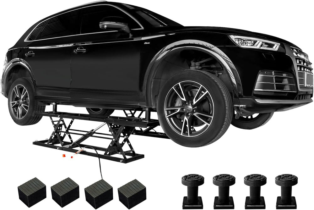 Albott 7000 LBS Portable Car Lift, Heavy Duty Quick Jack