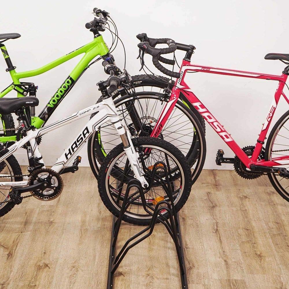 CyclingDeal Bicycle Floor Parking Rack Stand - for Mountain MTB Road Bike - I...