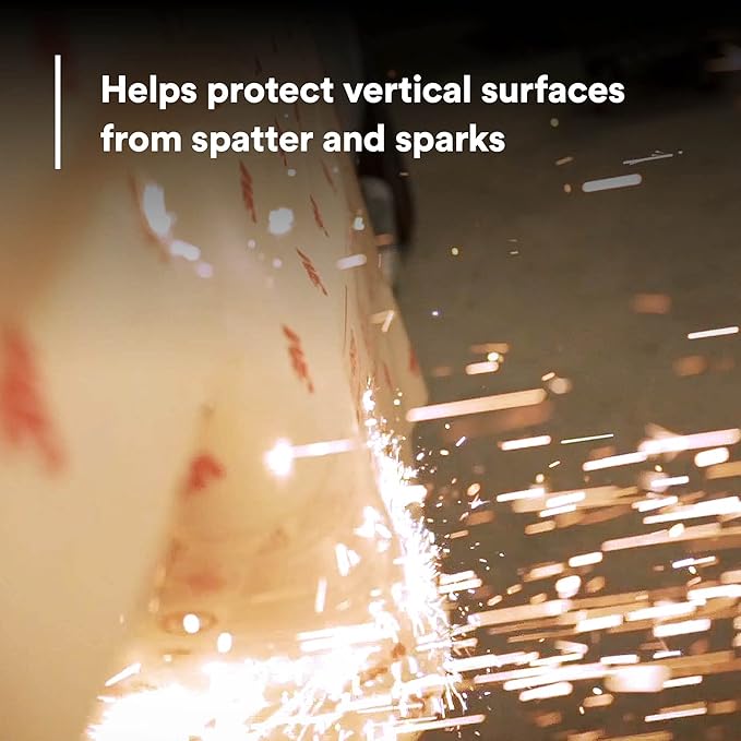 3M Welding and Spark Deflection Paper 05916, Flame Retardant, Adhesive Backing