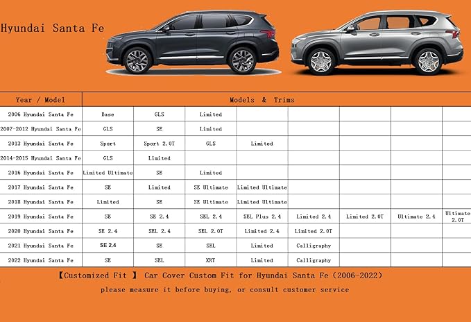 Kayme 7 Layers SUV Car Cover Custom Fit