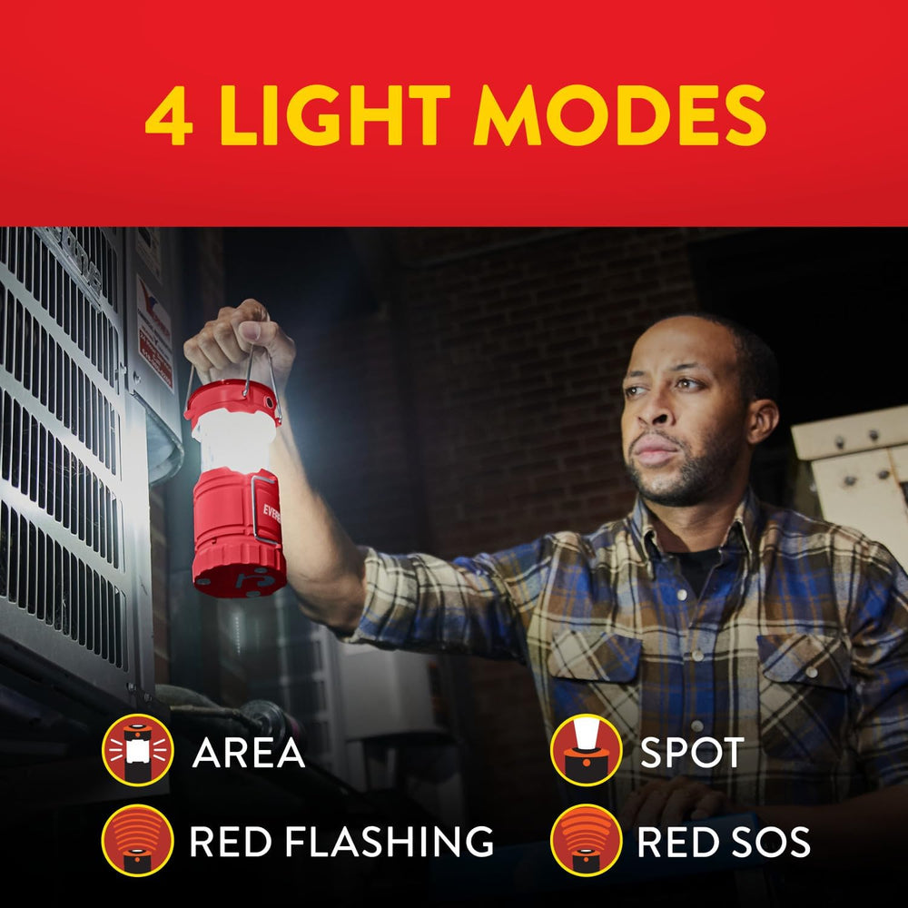 Eveready LED Camping Lantern 360 PRO (3-Pack), Super Bright Tent Lights, IPX4...