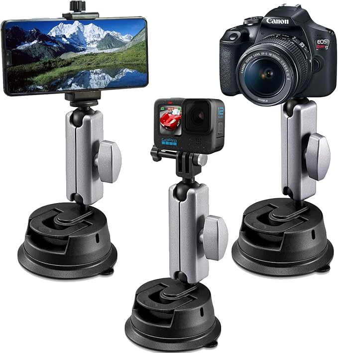 Suptig Universal Car Mount, Suction Cup Mount