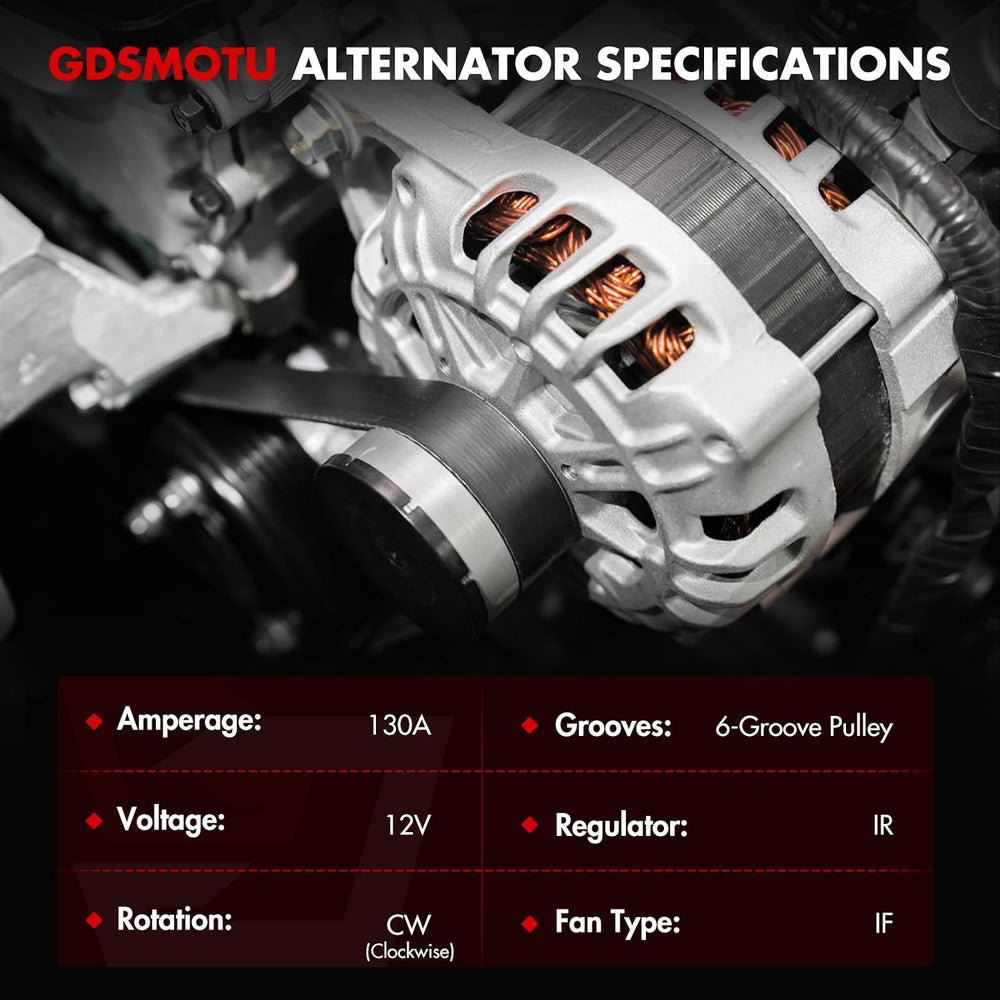 Alternator Fit for 2008-2012 for Honda for Accord V6 3.5L
