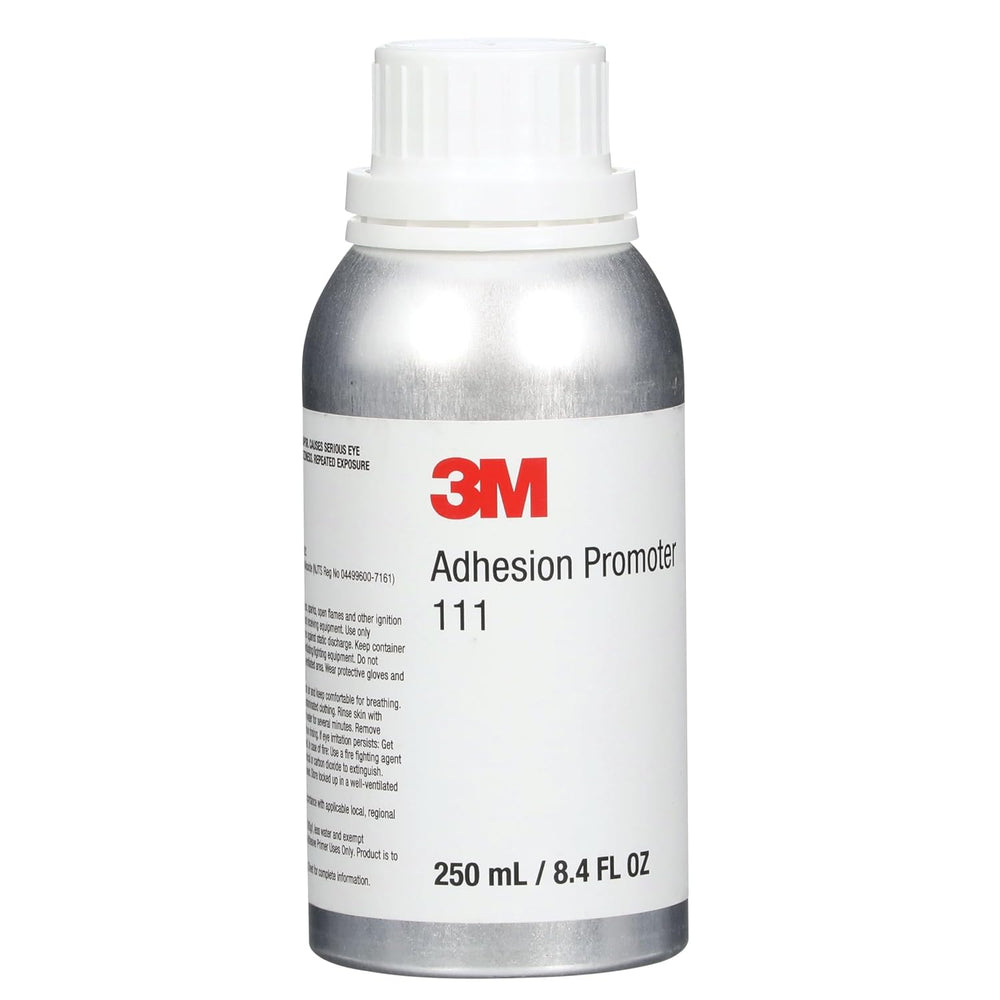 3M Adhesion Promoter 111, Clear, 250 mL Bottle, Fast-Acting, Quick Drying