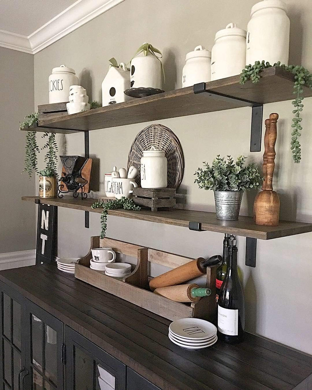 Heavy-Duty Shelf Brackets - Premium Construction Grade 1/4" (6mm) Thick ...