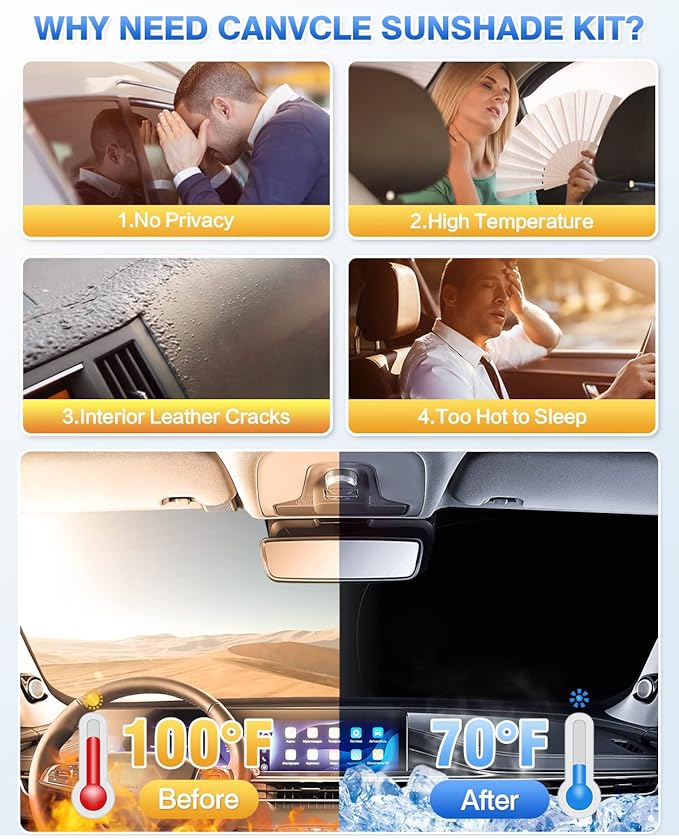 Windshield Sun Shade for Hyundai Ioniq 5 2022-2025 2026 Ioniq 5 Accessories (...