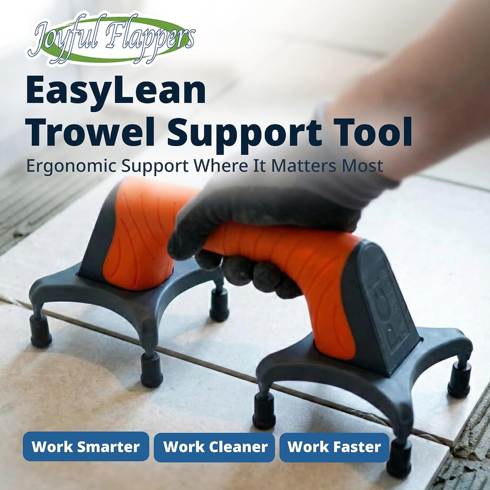 EasyLean Trowel Support Tool, Proudly Made-in-the-USA, Handy Hand Tool for Fl...
