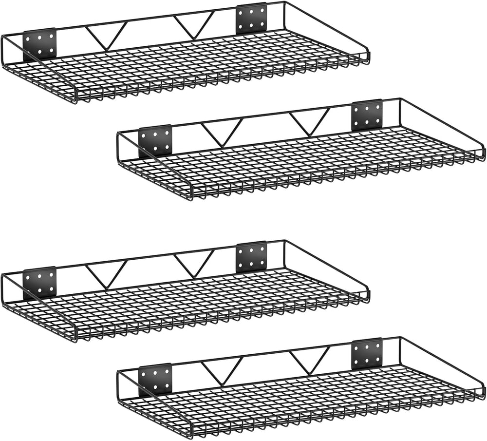 Garage Wall Shelving,4-Pack 12 Inch X 23.8 Inch,Can be Used for Garage, Close...