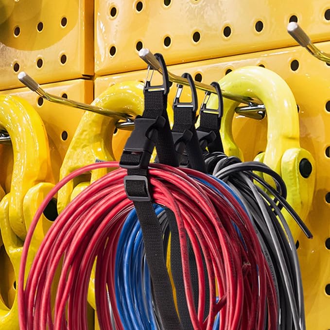24 Pack 17 Inch Adjustable Extension Cord Holder Organizer