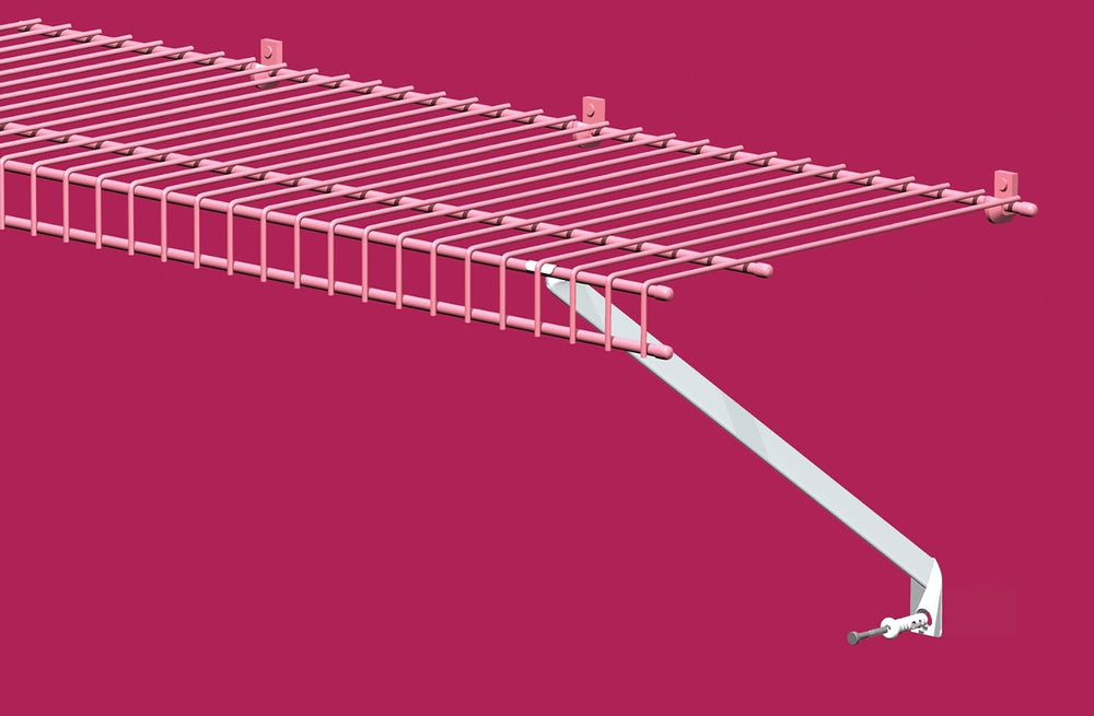 ClosetMaid Wire Shelving Support Brackets for 12 in. & 16 in. Deep Shelve...