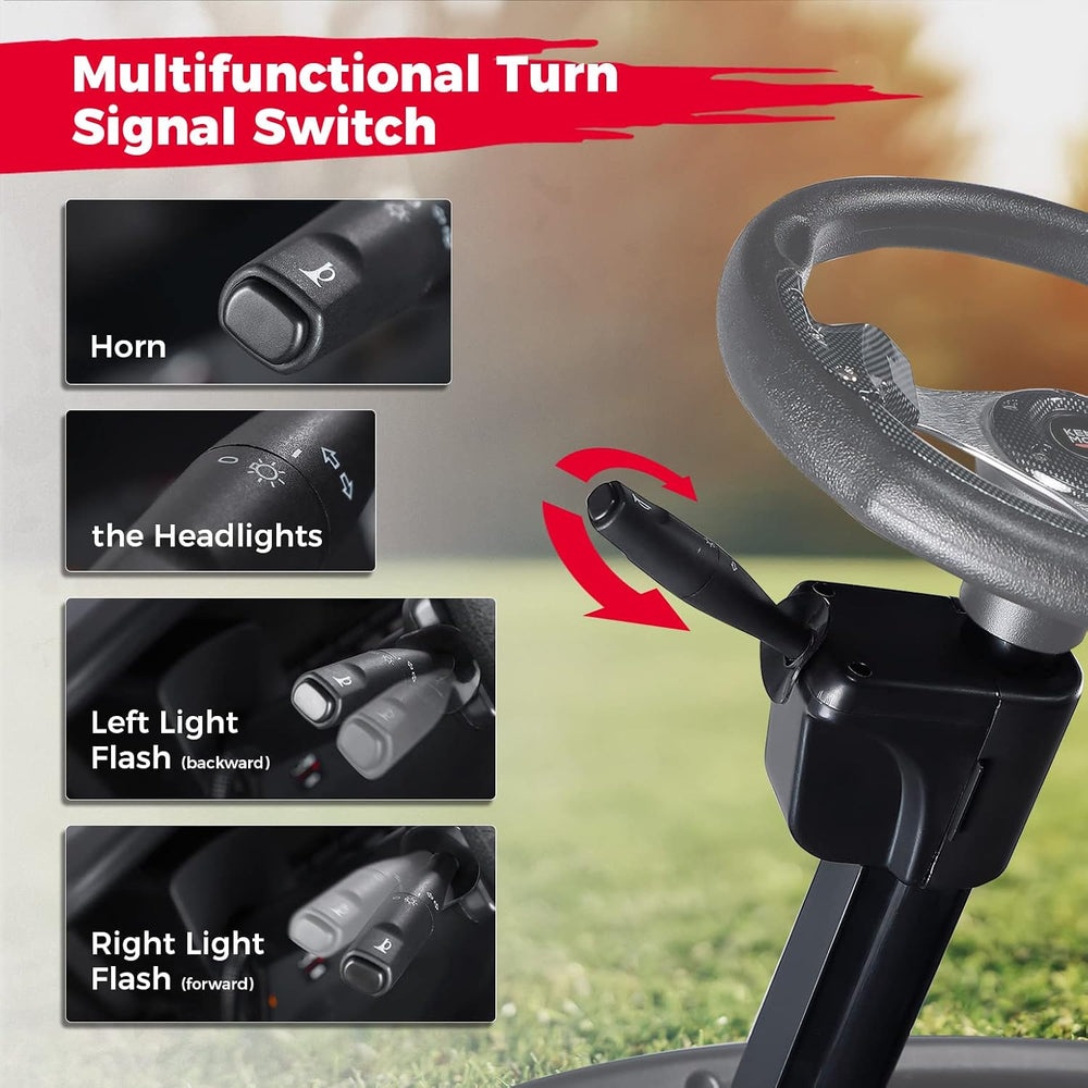 KEMIMOTO Deluxe Light Kit Compatible with Club Car Precedent 2004-Up