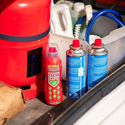 LifeSafe Technologies StaySafe All-in-1 Portable Fire Extinguishing Spray |