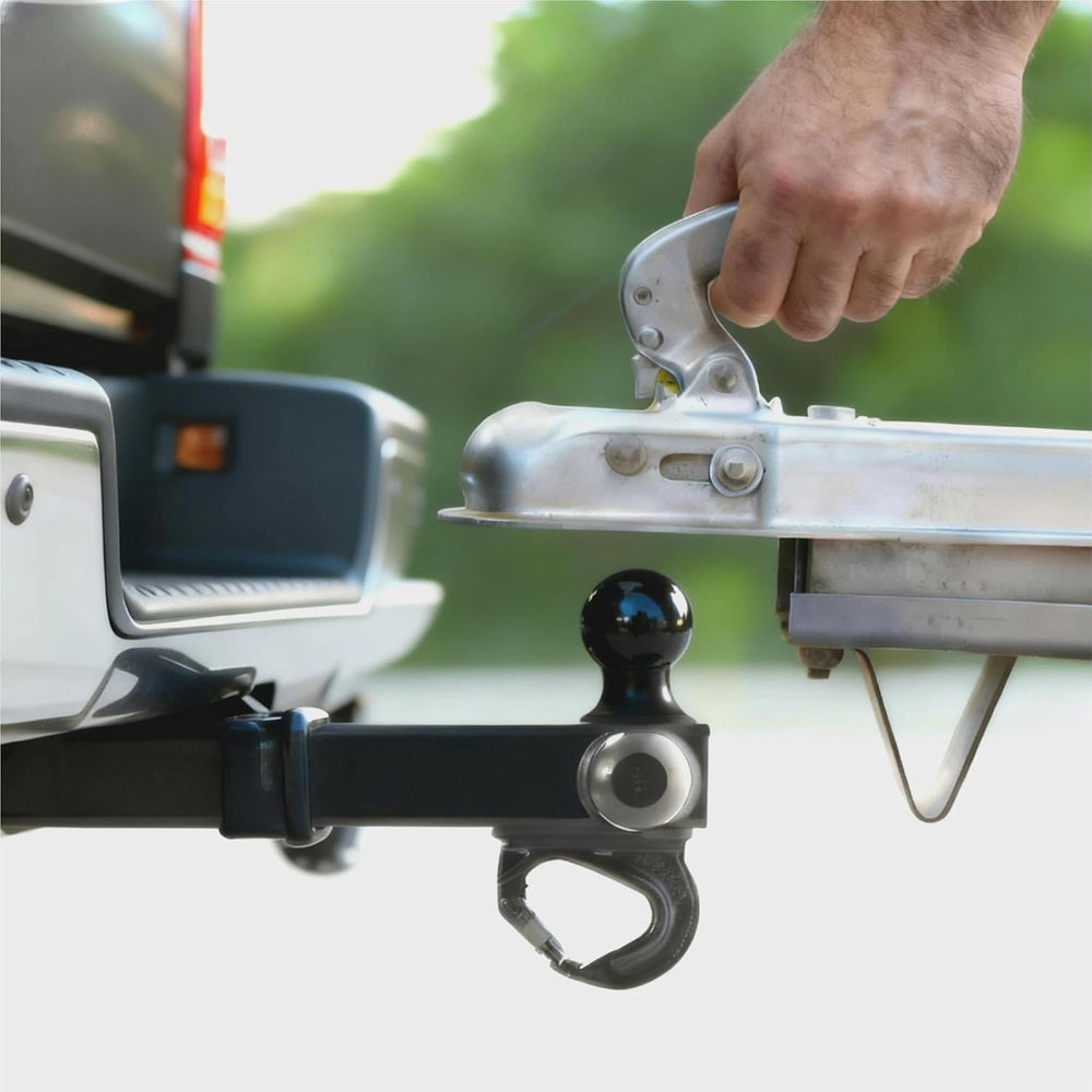 Tri-Ball Hitch 2 inch Receiver, Black E-Coat, Rust & Wear Resistant