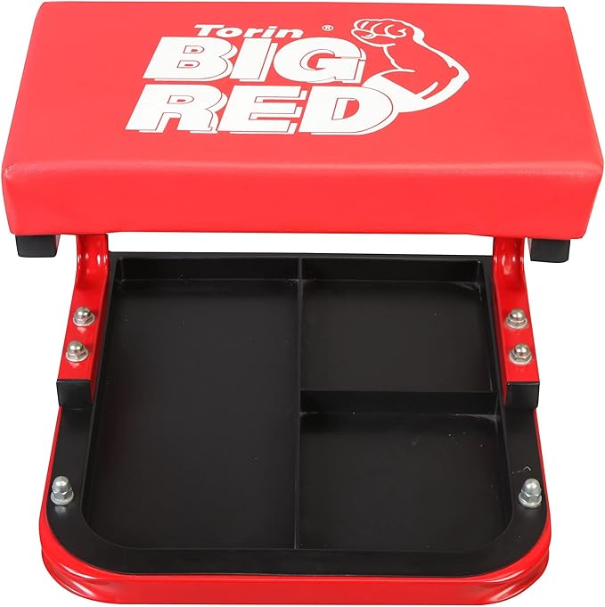 Torin Big RED TR6300-3 250lbs Red Rolling Automotive Creeper Garage/Shop Seat: