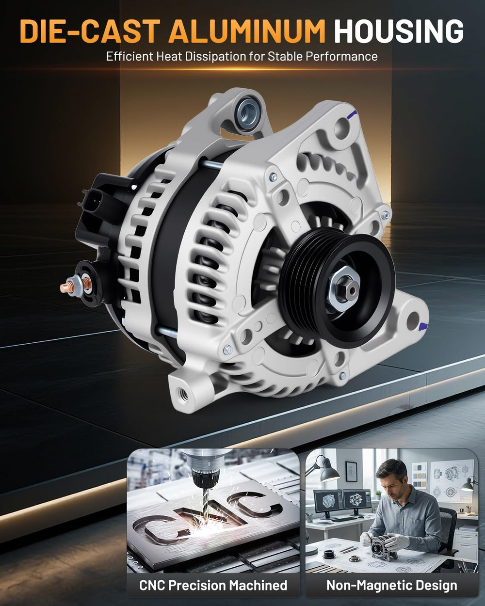 Alternator 11295 160A Fit for Dodge Grand Caravan 08-10 3.3L 3.8L