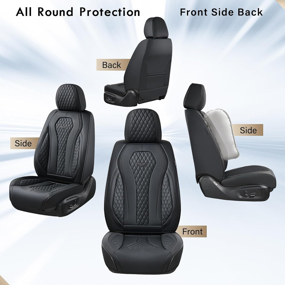 Coverado Seat Covers, Car Seat Covers Front Seats, Black Car Seat Cover, Wate...