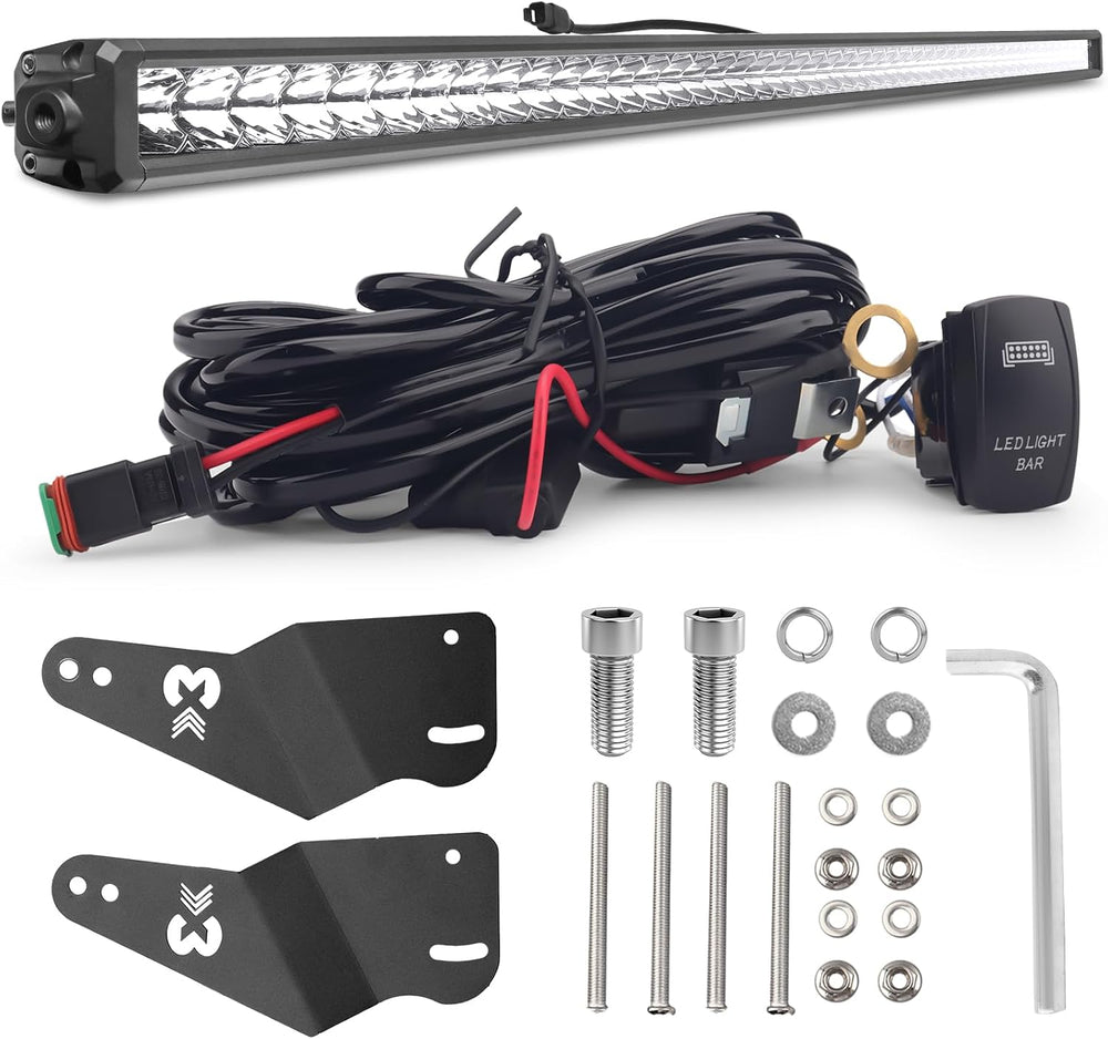 Chelhead Maverick X3 Light Bar Windshield Mount 240W 50'' Single Row