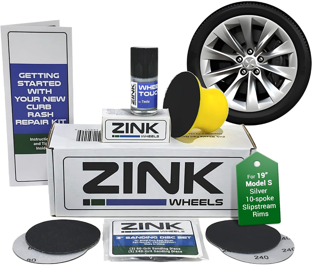 Premium Tesla Wheel Curb Rash Repair Kit