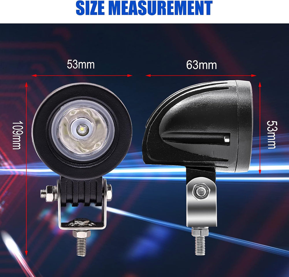 Ourbest motorcycle lights, 2inch Motorcycle Fog Lights Fork Tube led driving ...