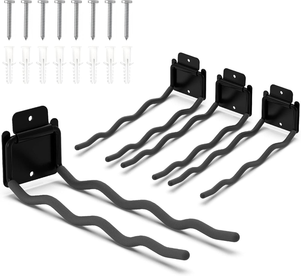 HUHOLE Garage Hooks, Ladder Hangers (4 Pack)