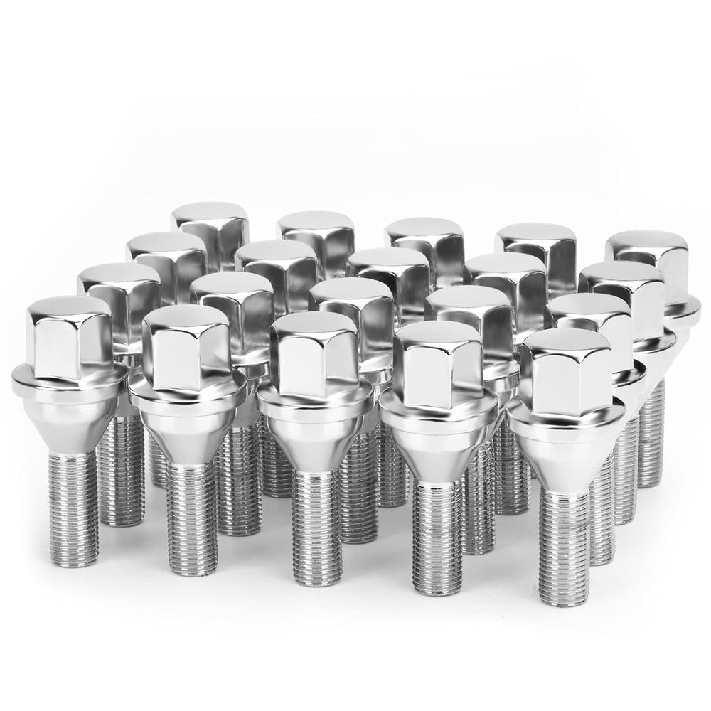 dynofit 12x1.25 OEM/Stock Wheel Lug Bolts, 20pcs ET 28mm Shank 19mm Hex 2.45 ...
