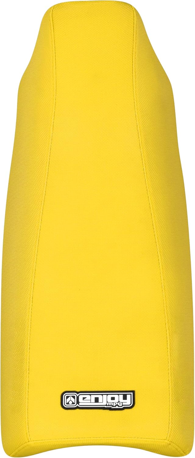 Enjoy Mfg Seat Cover - Compatible with Suzuki DR200 (1986-1987)_#474 (All Yel...
