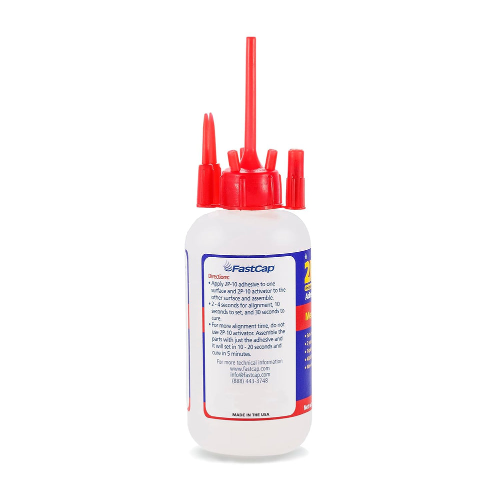 FastCap 2P-10 - Medium โ High Performance Super Glue - CA (Cyanoacrylate Adhe...