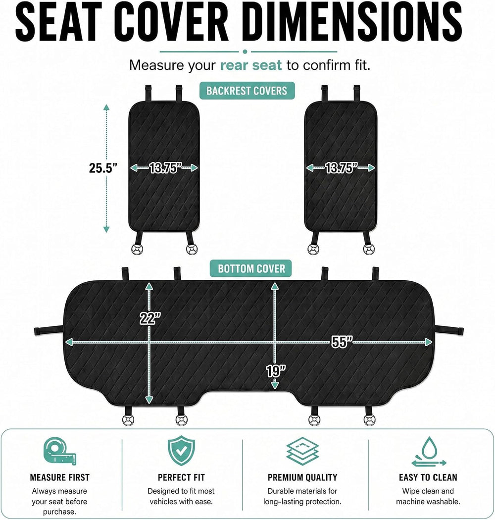 FH Group Car Seat Cushion Neosupreme Automotive Seat Cushions - Universal Fit...