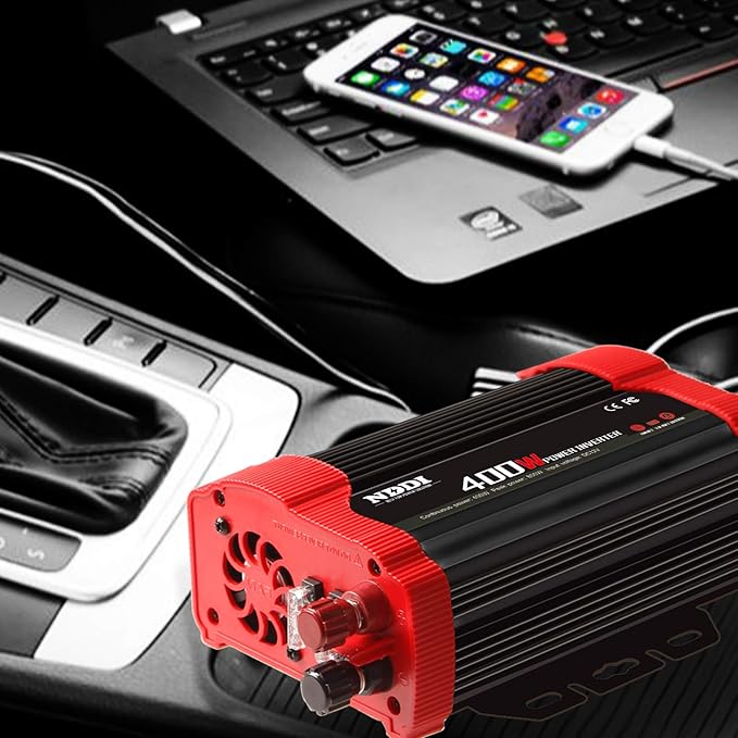 400W Car Power Inverter, DC 12V to 110V AC Converter