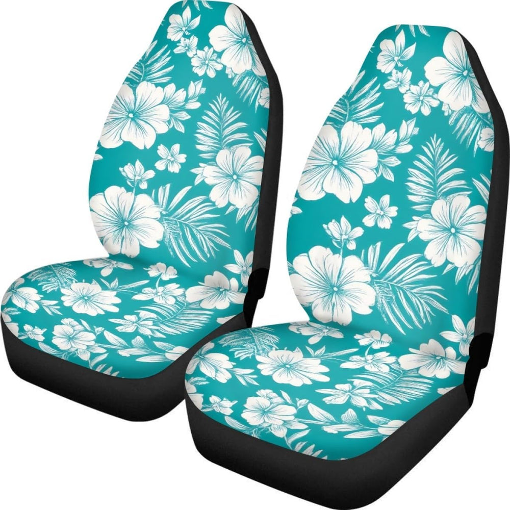 Pehede Car Seat Cover Hibiscus Flower Front for Cars, Easy to Install Cover S...