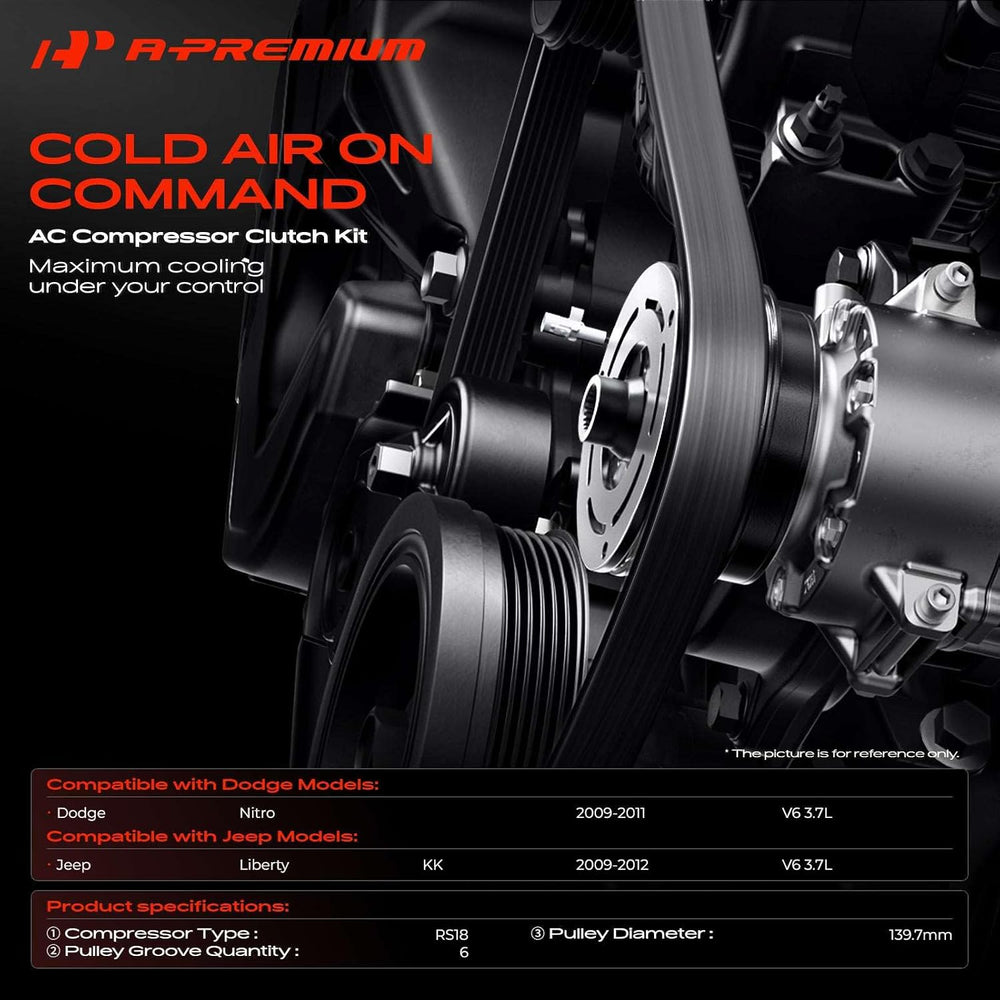 A-Premium Air Conditioner AC Compressor Clutch Kit