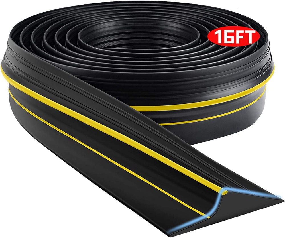 Jin&Bao Universal Garage Door Threshold Seal Strip 16FT Kit, Bottom Water...