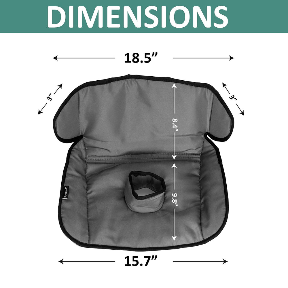 Lynmarkยฎ 2X Potty Training Car Seat Protector Cover - Pee Protector, Grey
