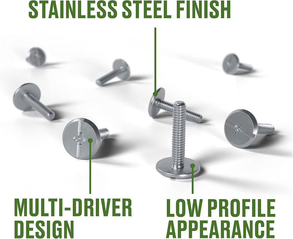 Hillman 100 Pcs Stainless Steel Hurricane Bolts (1/4"-20 x 1-1/2") ...