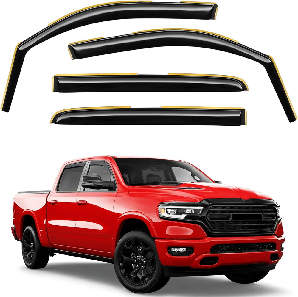 in-Channel Window Rain Guards Fit (4PCS)