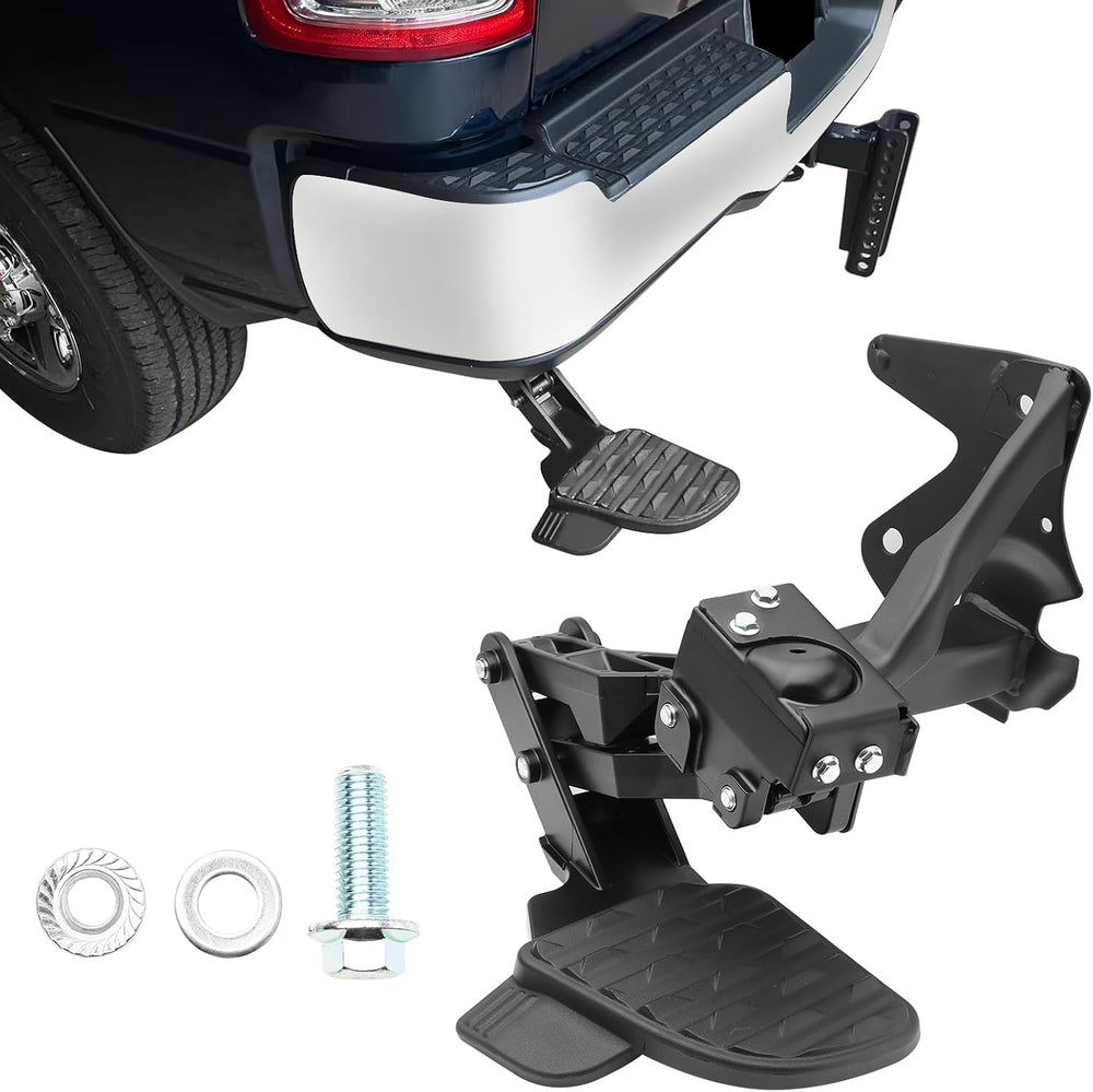 Rear Bed Step,Retractable Bed Step Bumper Step for Dodge Ram 1500 DT New Body...