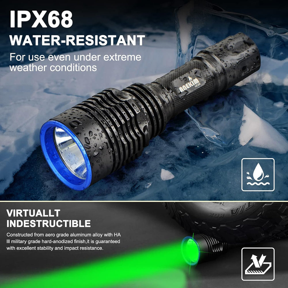 UC20 Green Hunting Light Flashlight kit