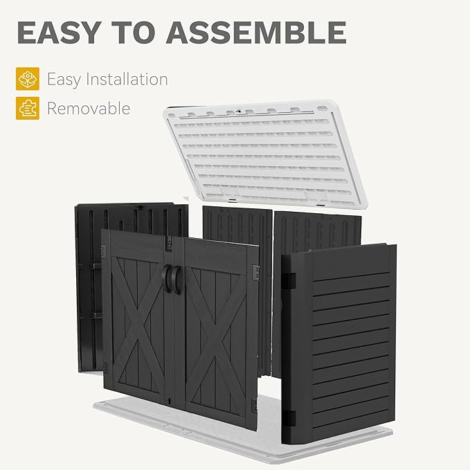 DWVO 35 Cu Ft Storage Shed
