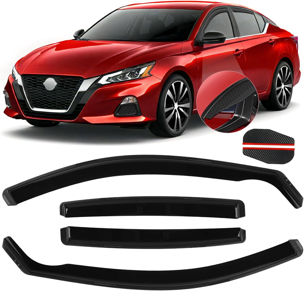 in-Channel Rain Guards Fit for Nissan Altima 2019 2020 2021 2022 2023 2024 20...