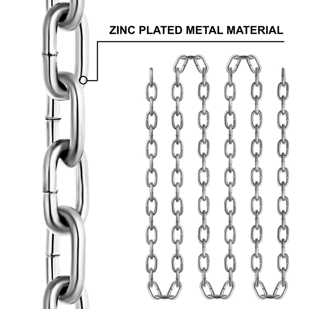 VEVOR Grade 30 Chain 3/16 Inch by 100Ft Length Grade 30 Proof Coil Chain Zinc...
