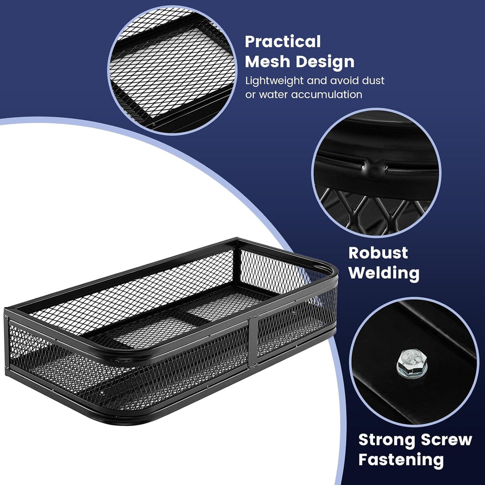 ATV Front Loading Basket | Luggage rack basket, 92 x 44 x 16.5 cm