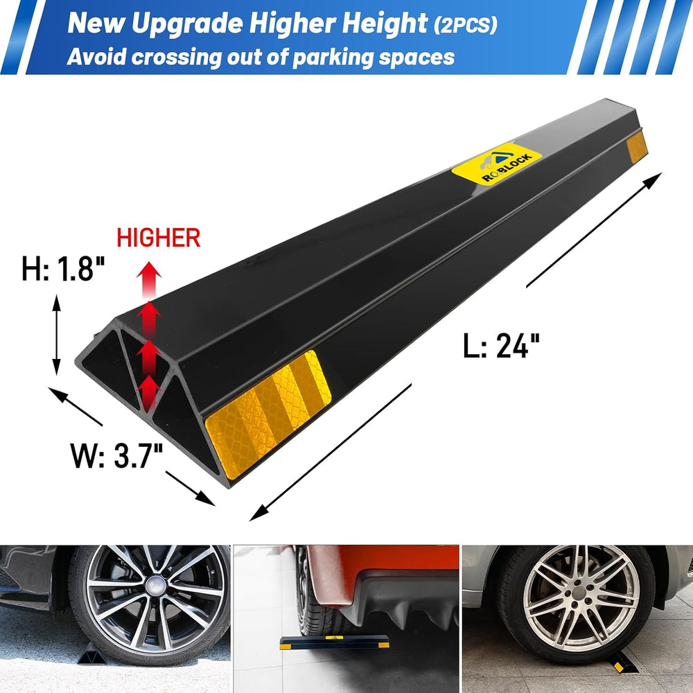 (New Upgrades) 24" 2 Pcs Heavy Duty Parking Aid for Garage Walls, Parkin...